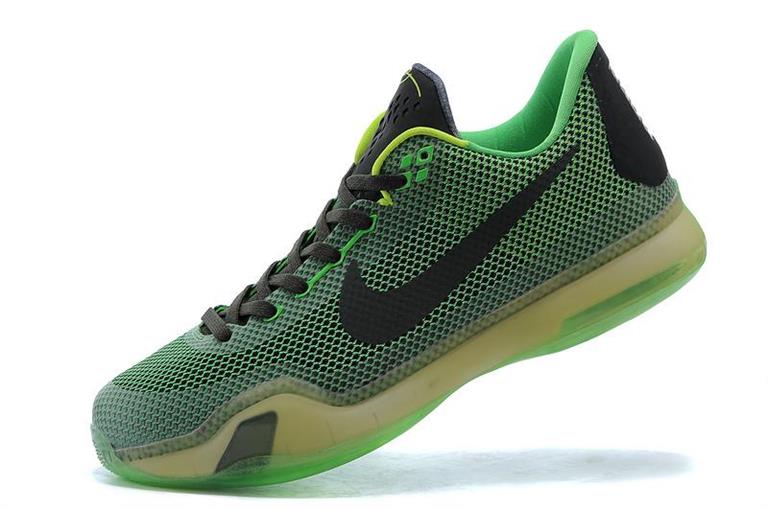 NIKE 科比系列Kobe X ZK10 科比10代蓝珊瑚毒液男鞋熒光黃綠- Vans台灣