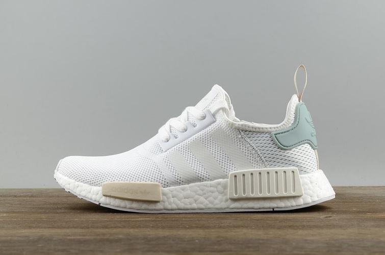 Adidas nmd r1 on sale women's white tactile green